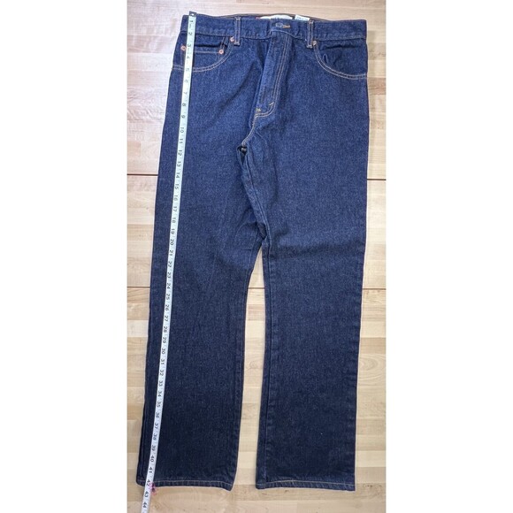 Levi's 517 Boot Cut Denim Blue Jeans 34x32 - Picture 3 of 10